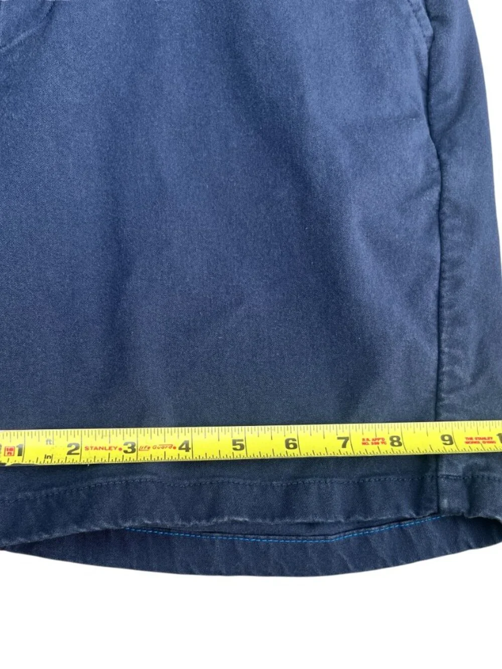 Mugsy Morgans Navy Chino Shorts Men's 32 7in EUC